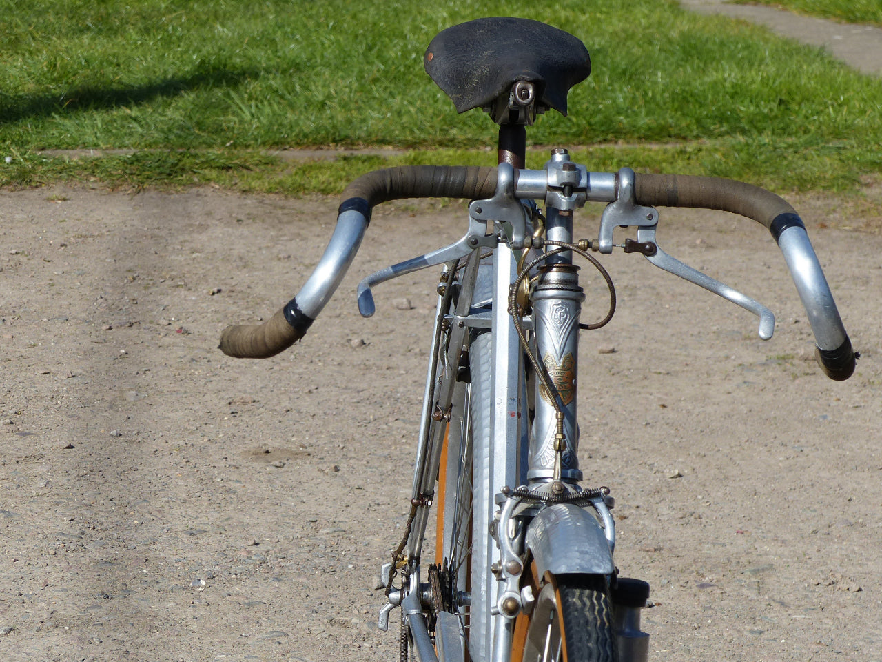 1930's Caminade Caminargent Octagonal Aluminuim Touring Bicycle Project. SOLD