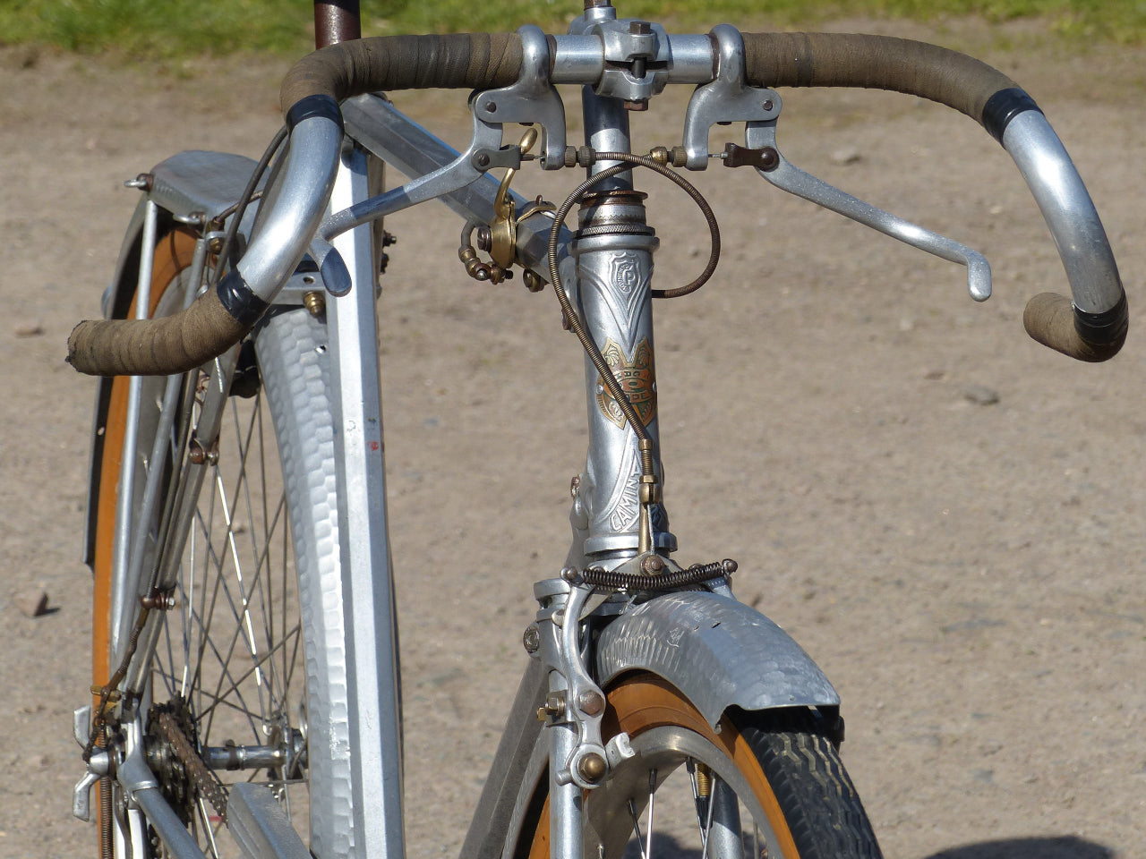 1930's Caminade Caminargent Octagonal Aluminuim Touring Bicycle Project. SOLD