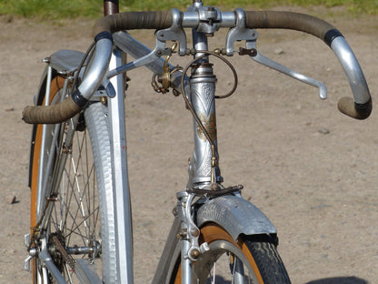 1930's Caminade Caminargent Octagonal Aluminuim Touring Bicycle Project. SOLD