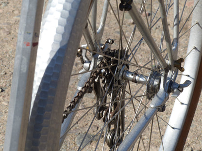 1930's Caminade Caminargent Octagonal Aluminuim Touring Bicycle Project. SOLD