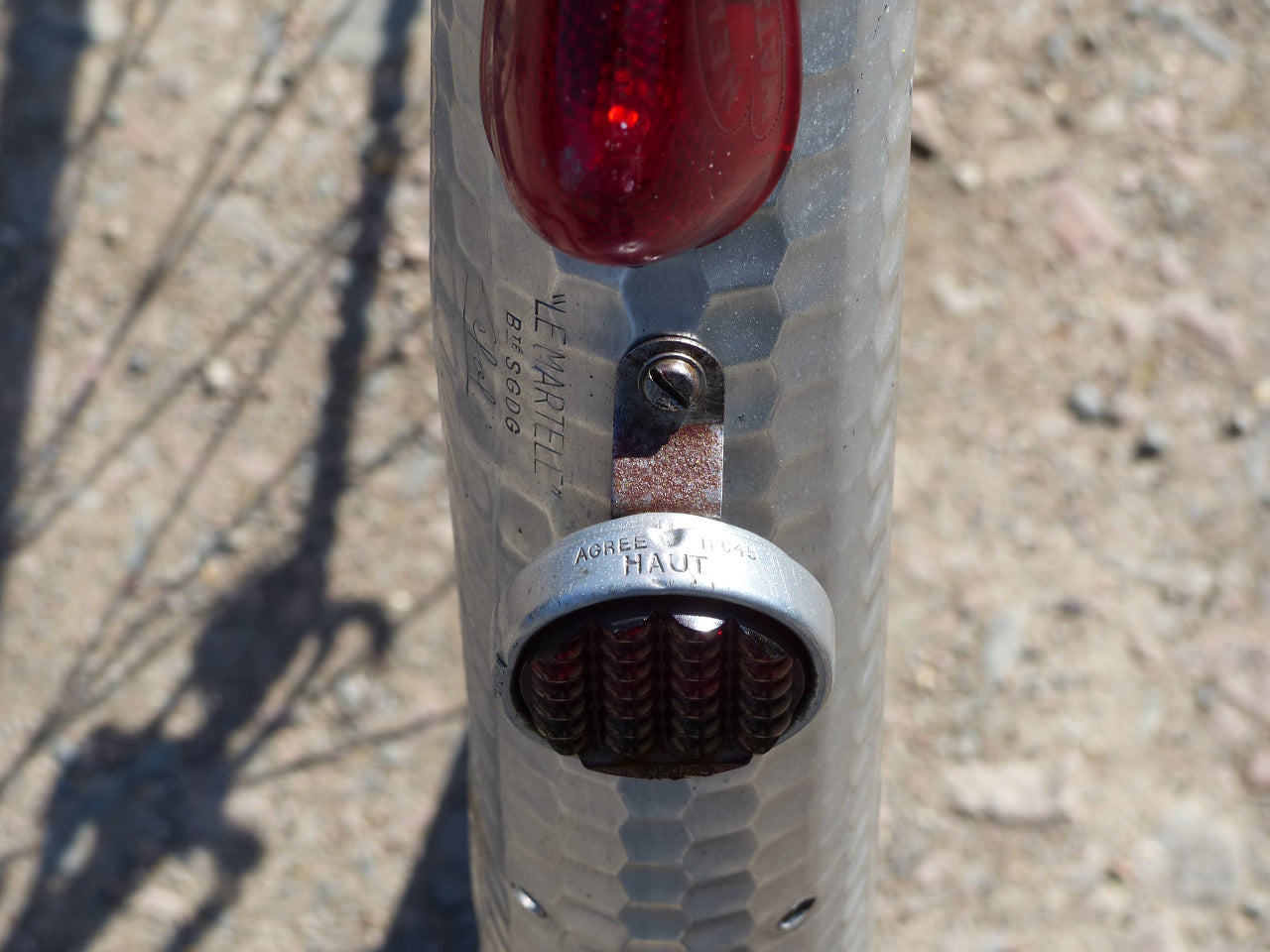 1930's Caminade Caminargent Octagonal Aluminuim Touring Bicycle Project. SOLD