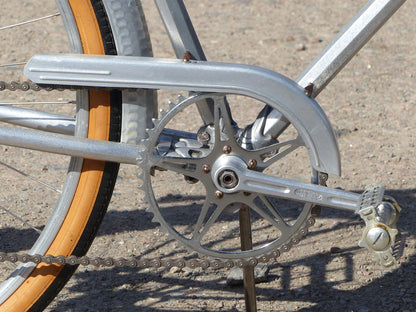 1930's Caminade Caminargent Octagonal Aluminuim Touring Bicycle Project. SOLD