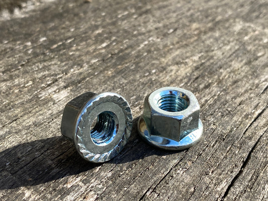 5/16 Cycle - Bicycle Hub Axle Flanged Nuts.