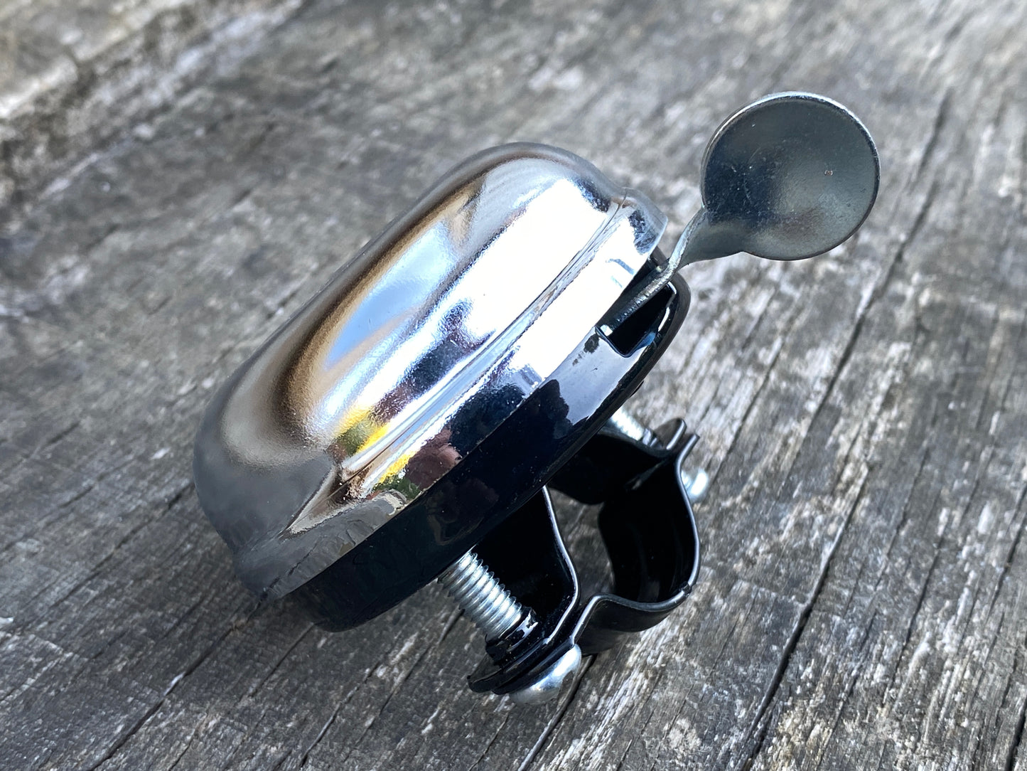 Traditional Steel Chrome Bicycle Bell.