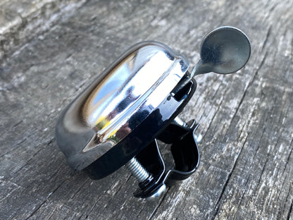 Traditional Steel Chrome Bicycle Bell.