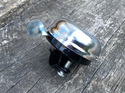 Traditional Steel Chrome Bicycle Bell.