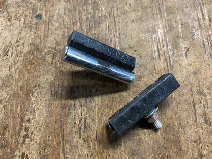 Vintage Bike 45Mm Raleigh Rod Brake Blocks. (Pr) Nos Blocks