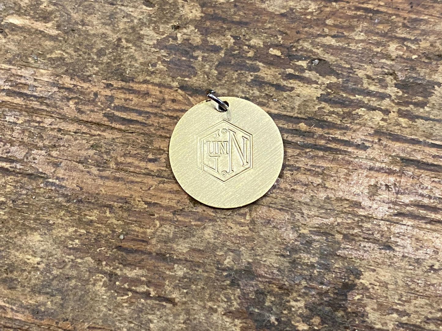 Gunn & Co Hand Stamped Key Fob Badge. 18Mm Badge