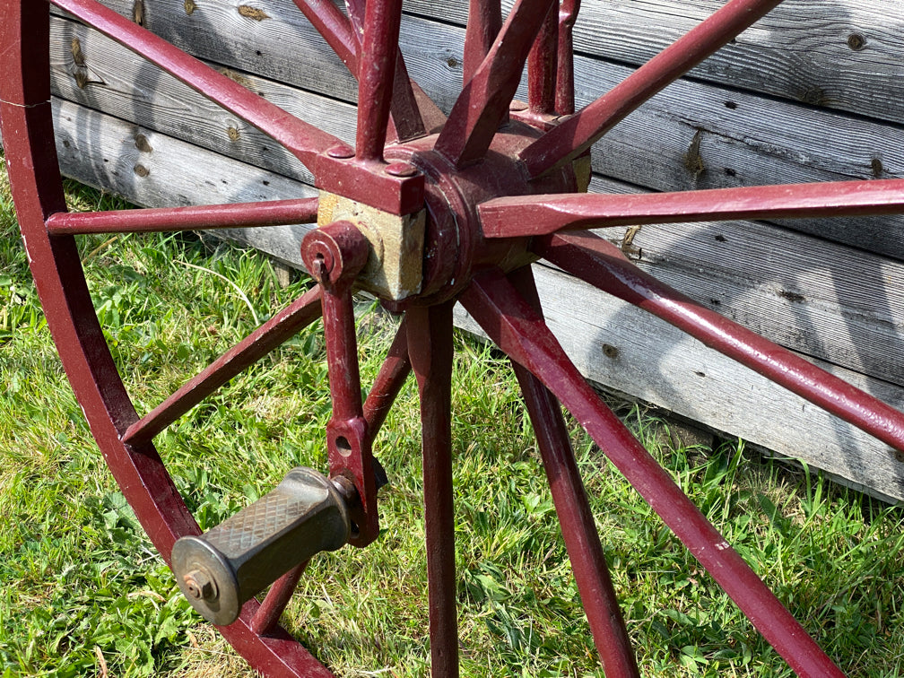 c.1868 Double Steering Velocipede Boneshaker Tandem Bicycle