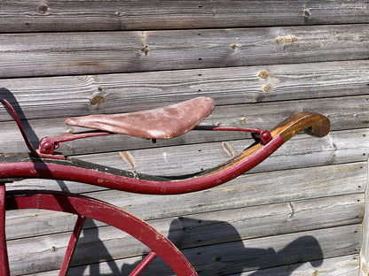 c.1868 Double Steering Velocipede Boneshaker Tandem Bicycle