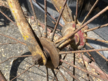 c.1885 Solid Tyre Cross Frame Bicycle Project. Bicycle