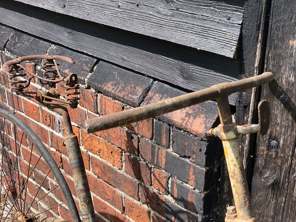 c.1885 Solid Tyre Cross Frame Bicycle Project. Bicycle