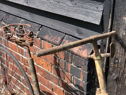 c.1885 Solid Tyre Cross Frame Bicycle Project. Bicycle