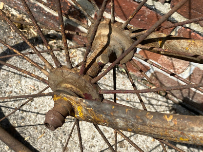 c.1885 Solid Tyre Cross Frame Bicycle Project. Bicycle