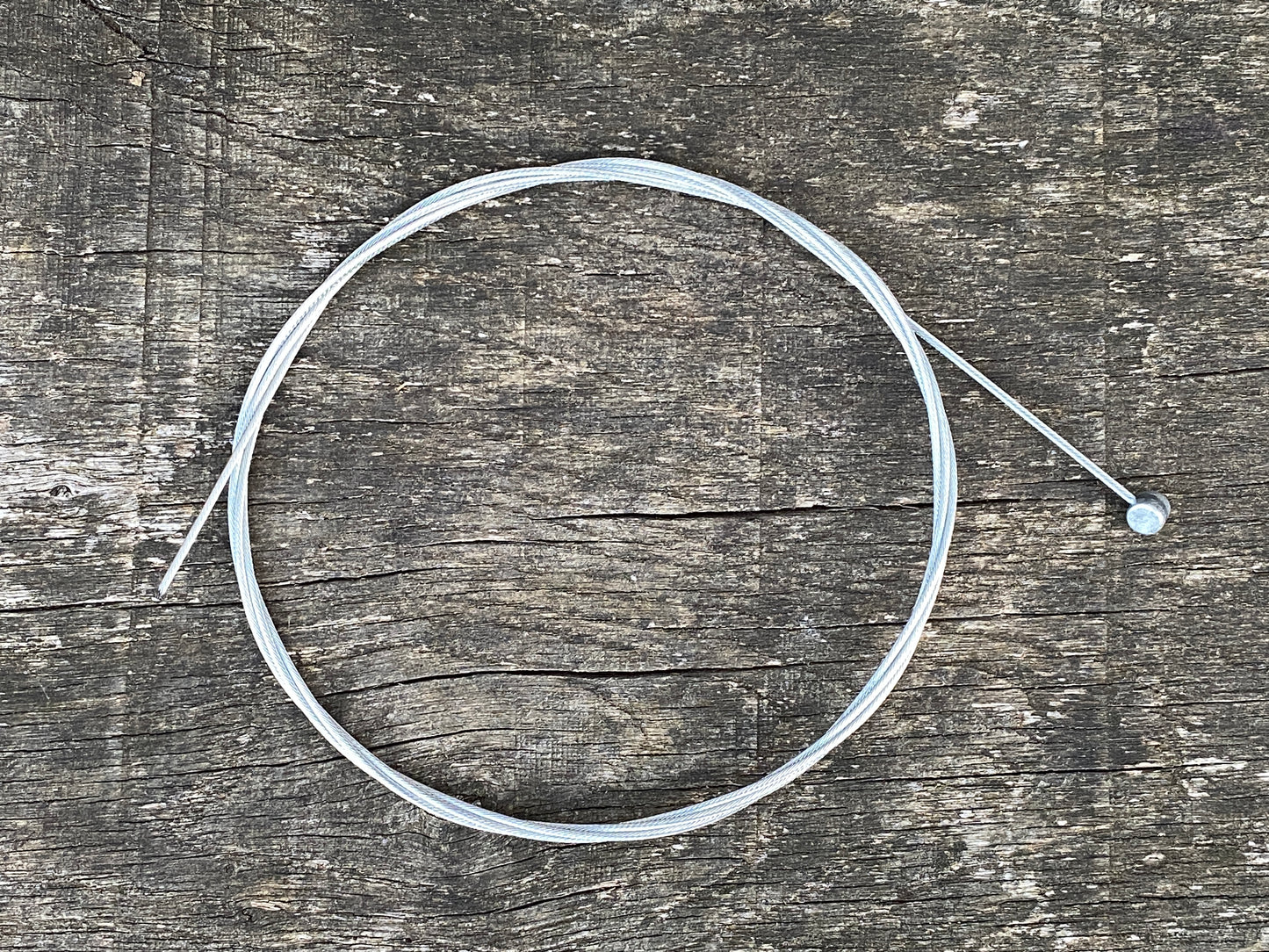 Bicycle Brake Cable - Barrel Nipple - 1.5mm Stainless Wire x 1800mm.