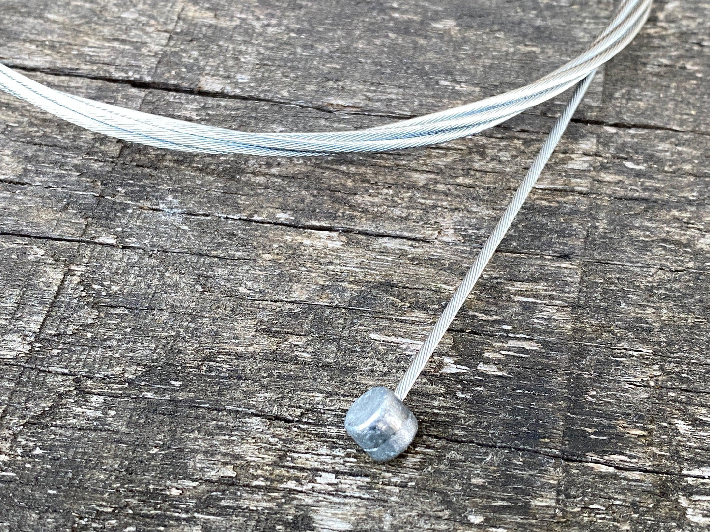 Bicycle Brake Cable - Barrel Nipple - 1.5mm Stainless Wire x 1800mm.