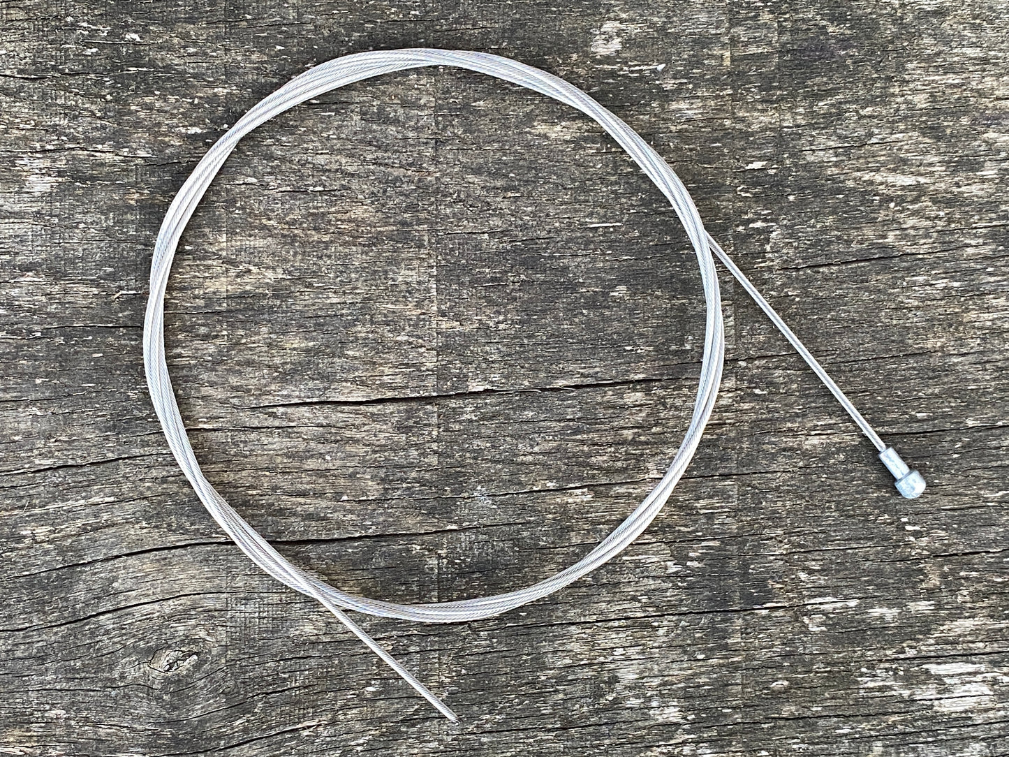 Bicycle Brake Cable - Pear Nipple - 1.5mm Stainless Wire x 1800mm.