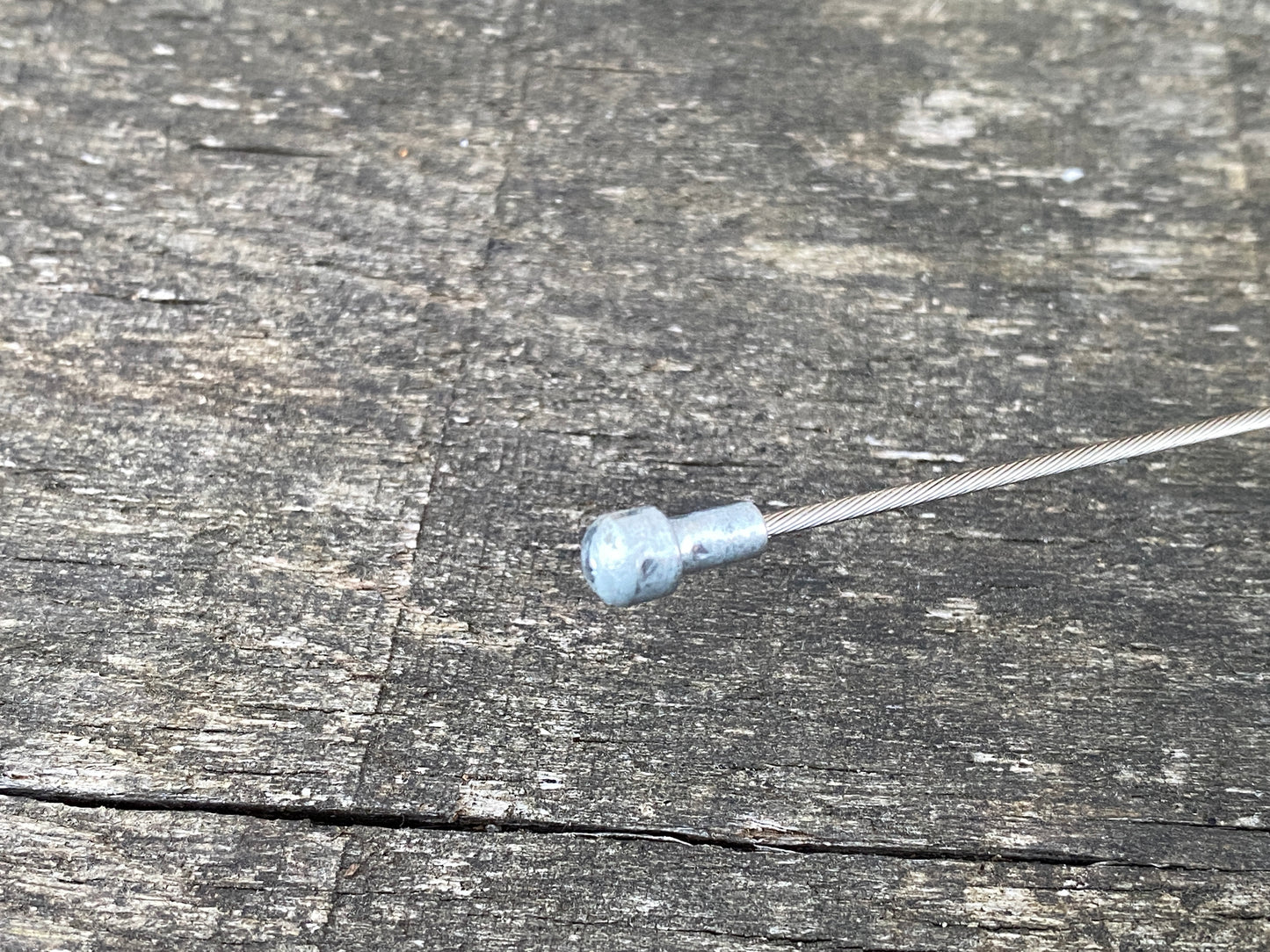 Bicycle Brake Cable - Pear Nipple - 1.5mm Stainless Wire x 1800mm.