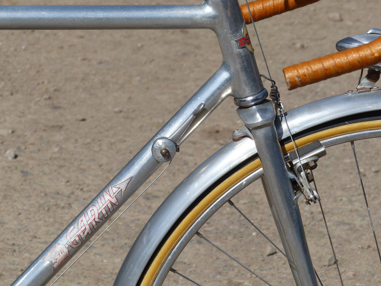 c.1942 Barra Garin Aluminium French Bicycle.