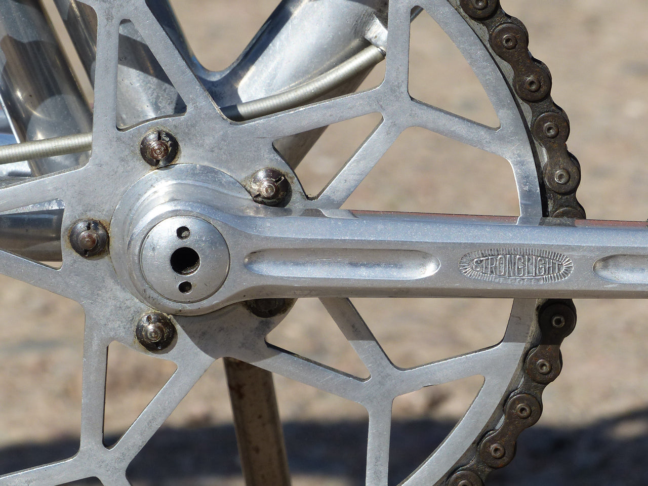c.1942 Barra Garin Aluminium French Bicycle.