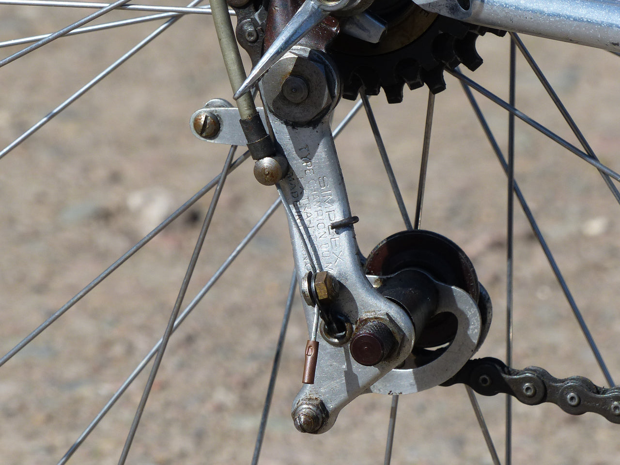 c.1942 Barra Garin Aluminium French Bicycle.