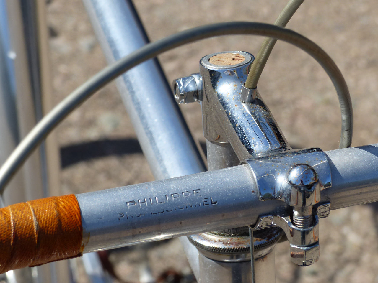c.1942 Barra Garin Aluminium French Bicycle.