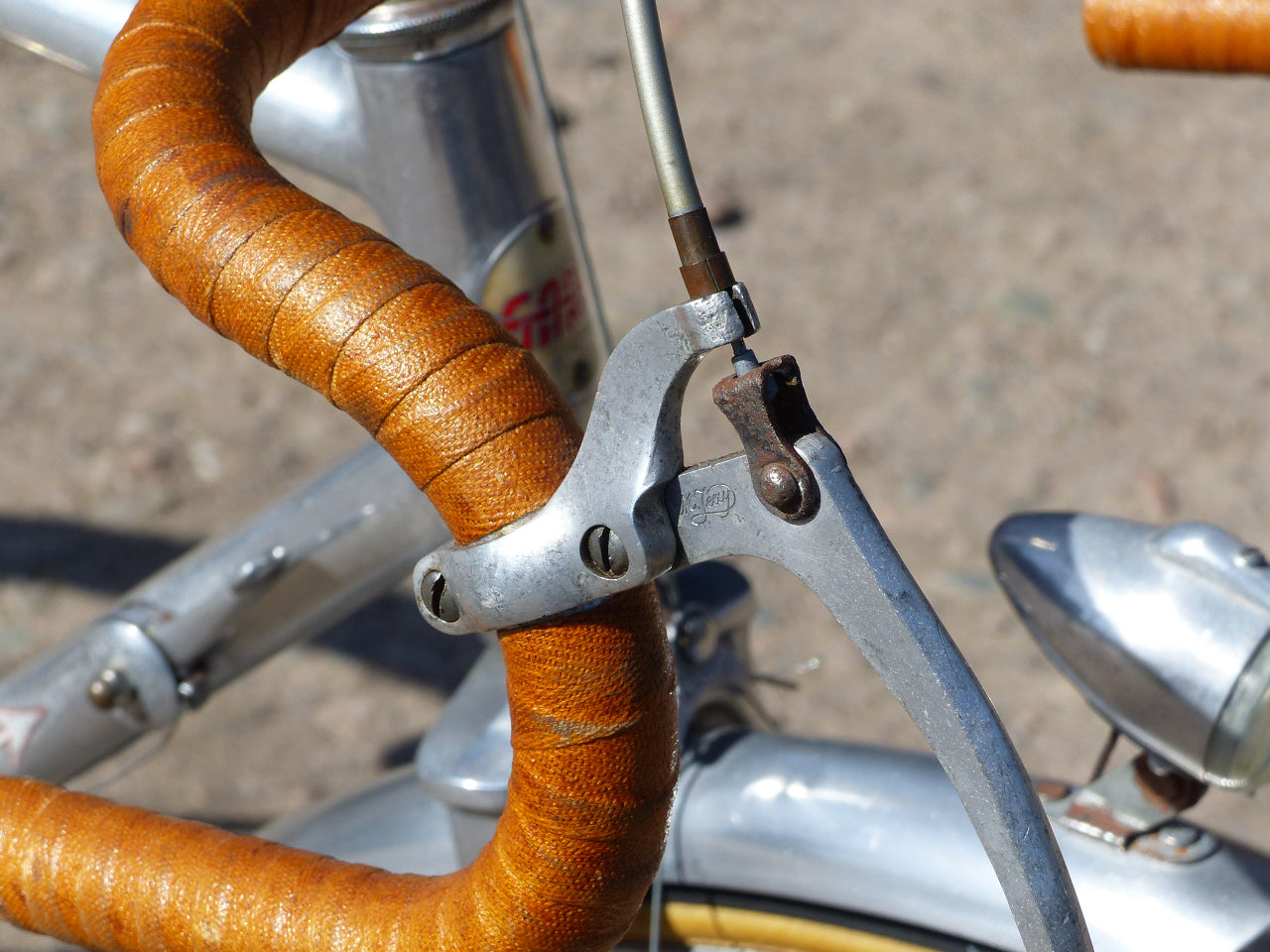 c.1942 Barra Garin Aluminium French Bicycle.