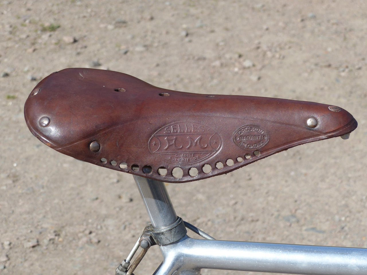 c.1942 Barra Garin Aluminium French Bicycle.