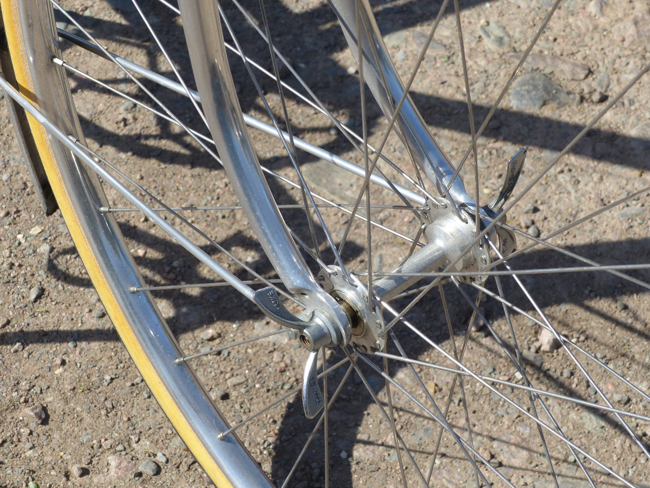 c.1942 Barra Garin Aluminium French Bicycle.