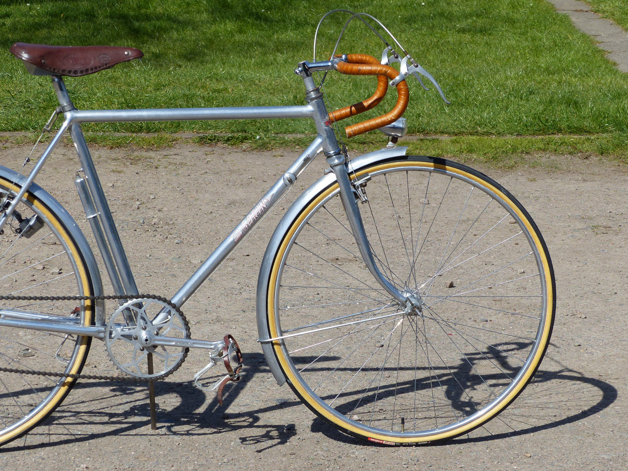 c.1942 Barra Garin Aluminium French Bicycle.