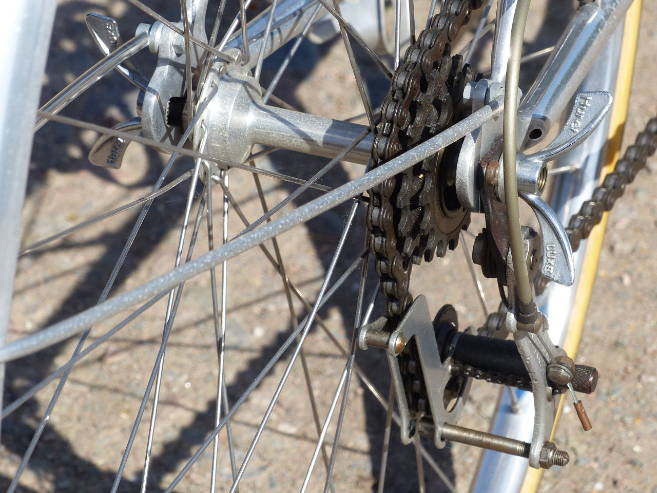 c.1942 Barra Garin Aluminium French Bicycle.