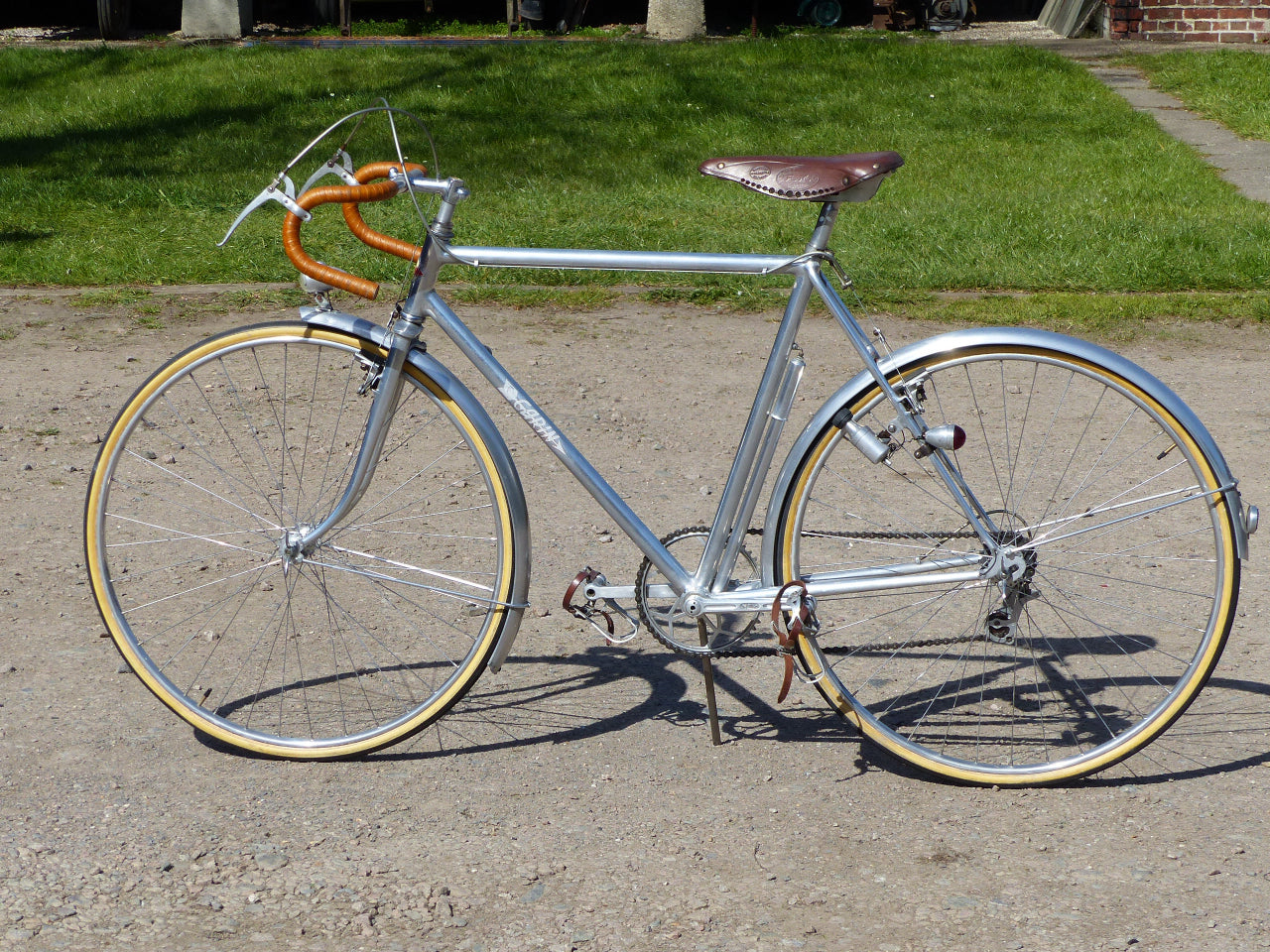 c.1942 Barra Garin Aluminium French Bicycle.