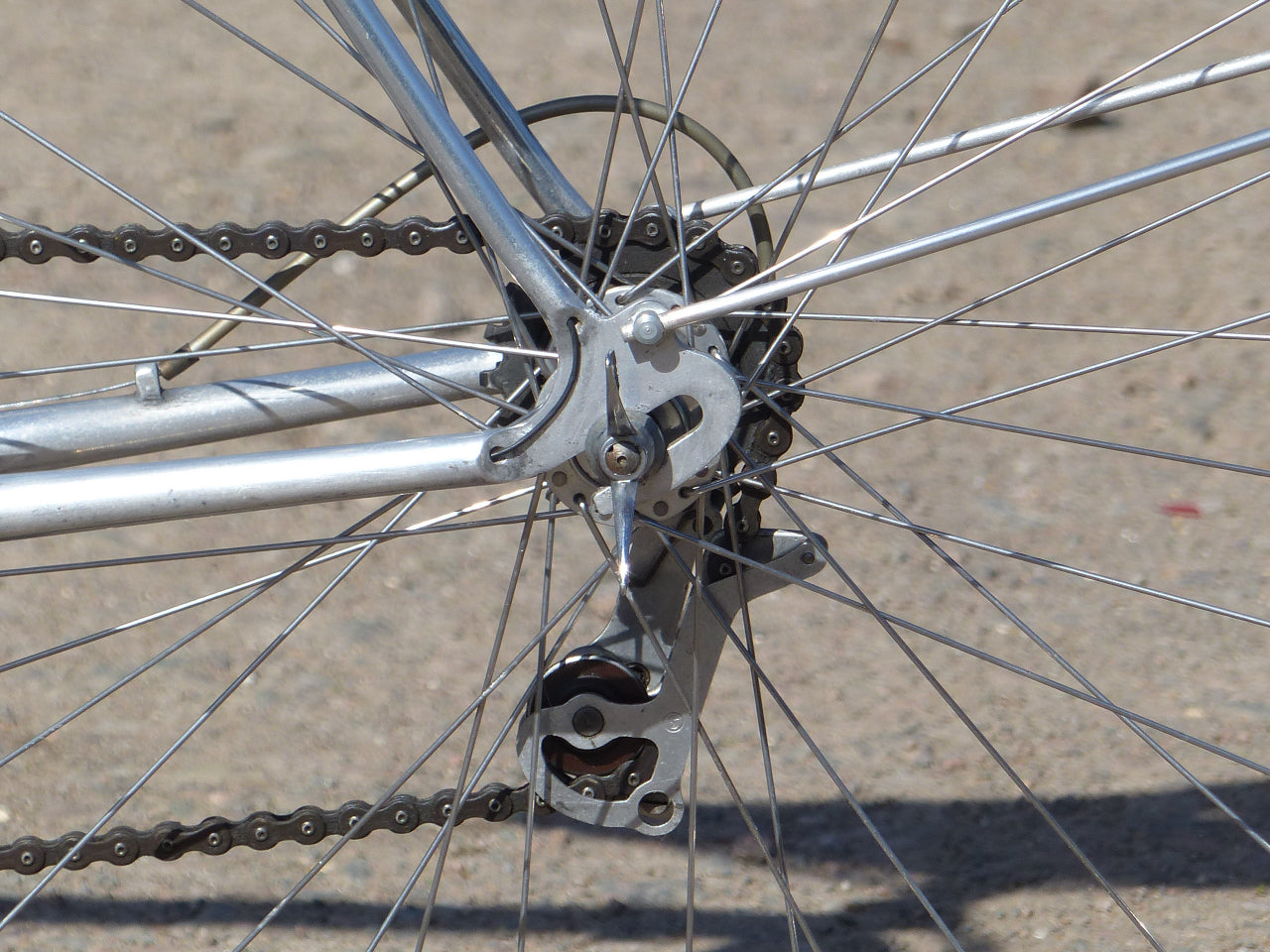 c.1942 Barra Garin Aluminium French Bicycle.