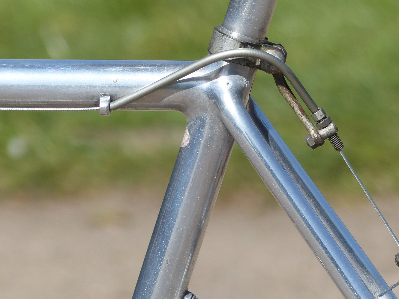 c.1942 Barra Garin Aluminium French Bicycle.