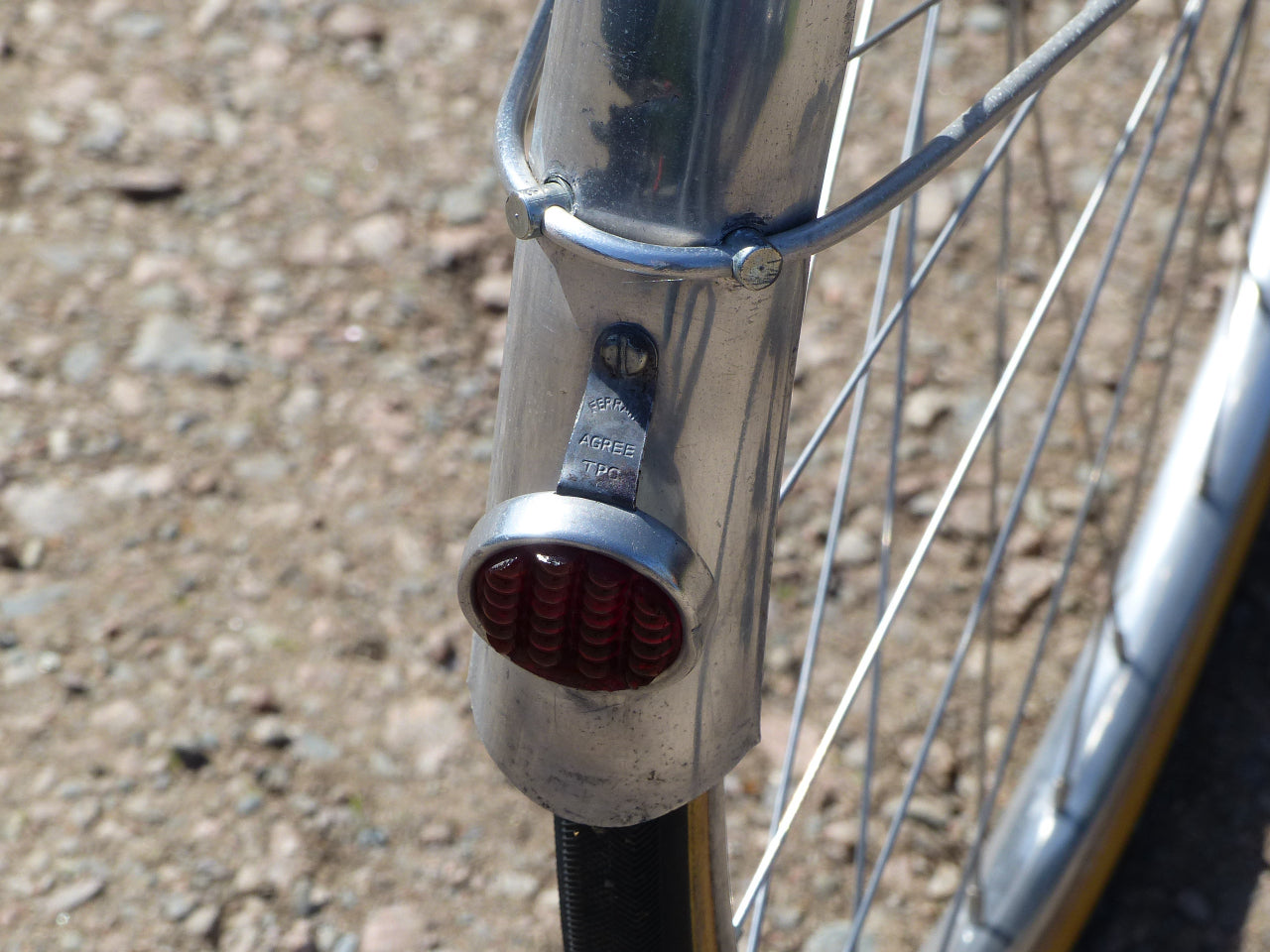 c.1942 Barra Garin Aluminium French Bicycle.
