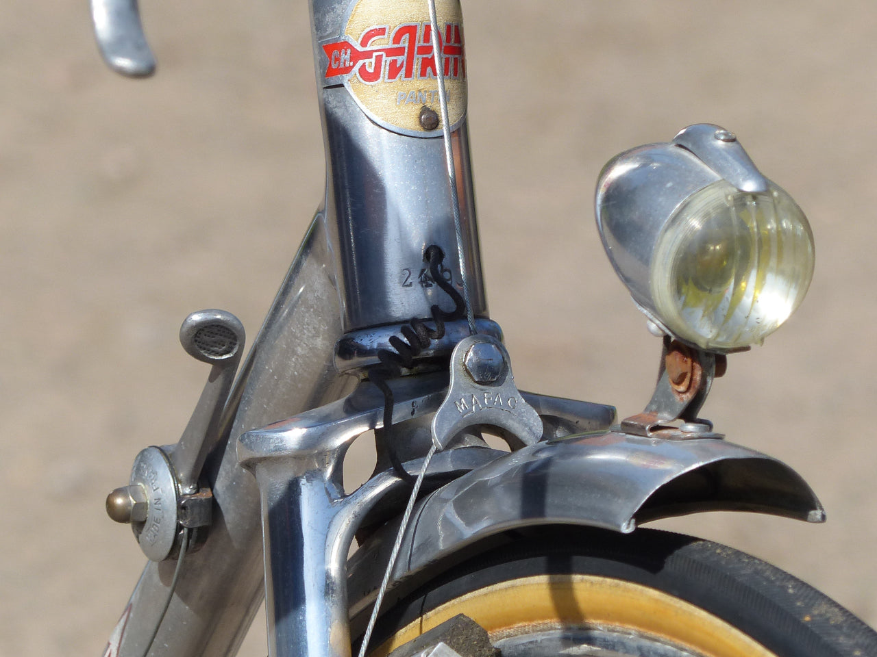 c.1942 Barra Garin Aluminium French Bicycle.