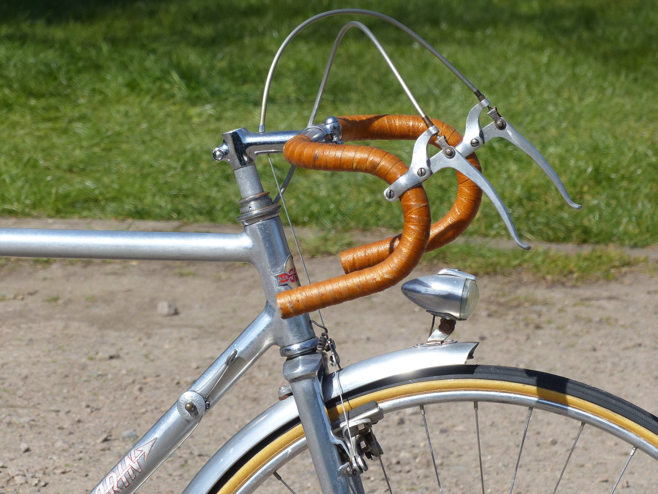 c.1942 Barra Garin Aluminium French Bicycle.