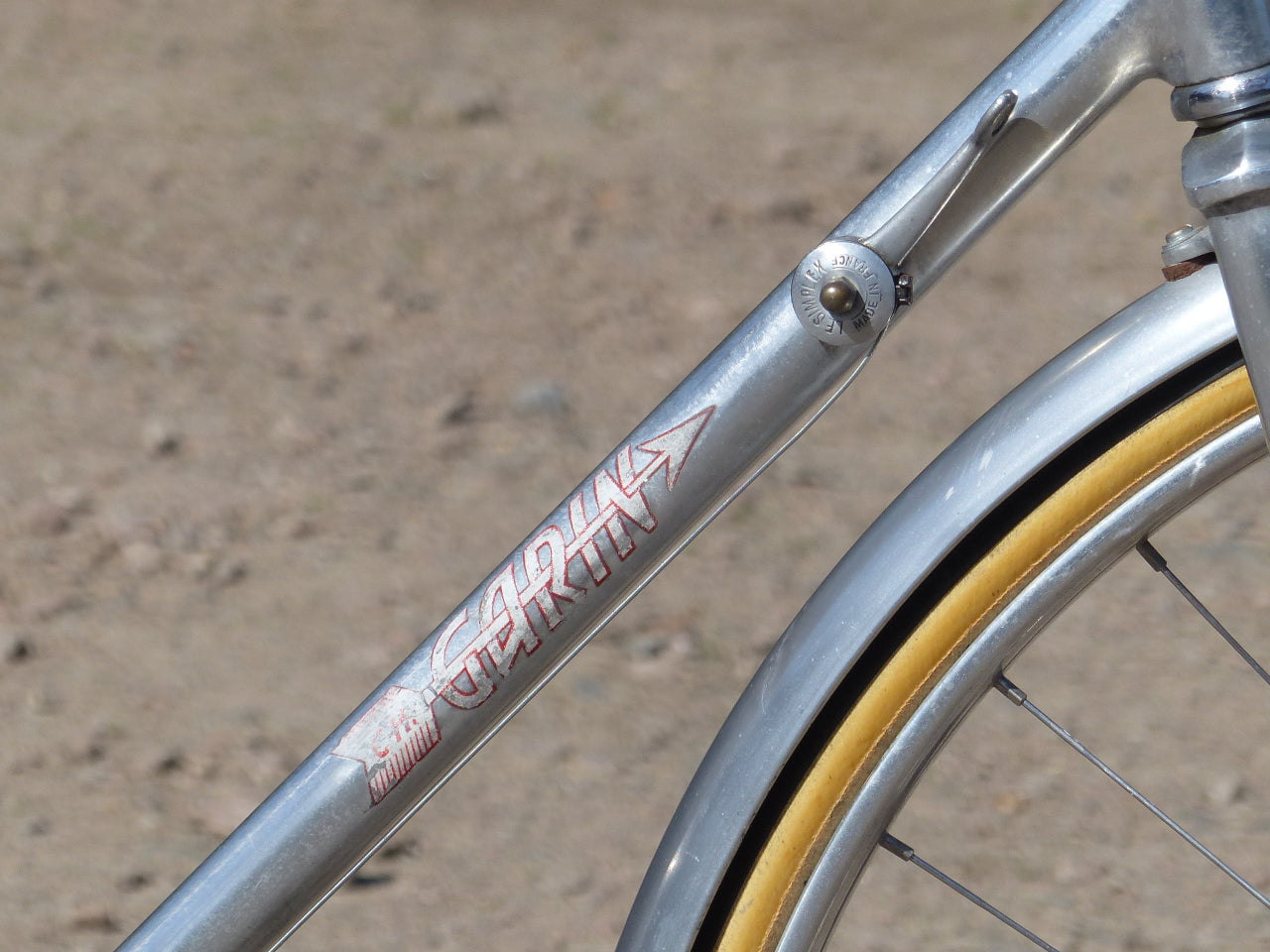 c.1942 Barra Garin Aluminium French Bicycle.