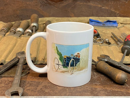 Bedelia Cyclecar At Speed Tea Break Mug