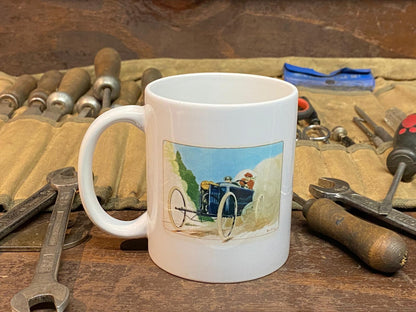 Bedelia Cyclecar At Speed Tea Break Mug