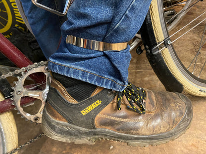 Vintage Nickel Plate Bicycle Trouser Clips Clothing