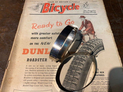 Vintage Nickel Plate Bicycle Trouser Clips Clothing