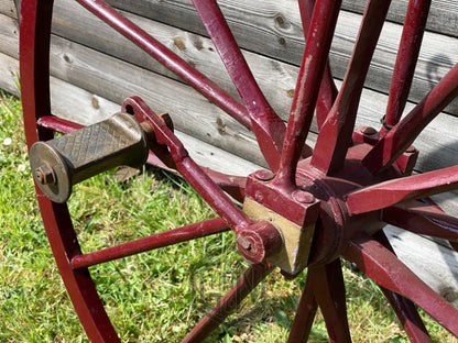 c.1868 Double Steering Velocipede Boneshaker Tandem Bicycle