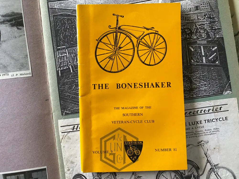 c.1868 Double Steering Velocipede Boneshaker Tandem Bicycle