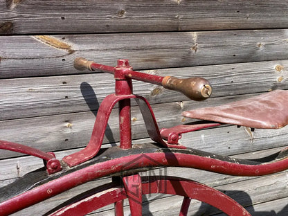 c.1868 Double Steering Velocipede Boneshaker Tandem Bicycle