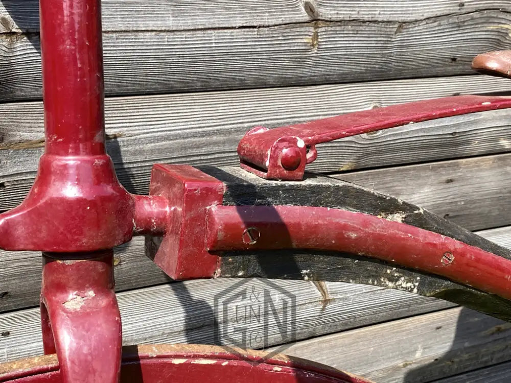 c.1868 Double Steering Velocipede Boneshaker Tandem Bicycle