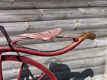 c.1868 Double Steering Velocipede Boneshaker Tandem Bicycle