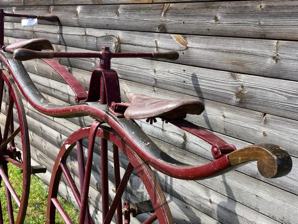 c.1868 Double Steering Velocipede Boneshaker Tandem Bicycle
