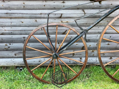 c.1869 English Bone-Shaker Velocipede Bicycle - £3800 Velocipede