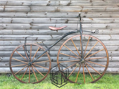 c.1869 English Bone-Shaker Velocipede Bicycle - £3800 Velocipede